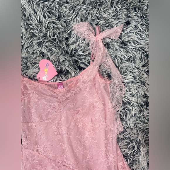 Sugar Thrillz Pink Jellyfish lace babydoll Dress - Picture 4 of 9